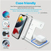 Foldable LED Wireless Charging Station
